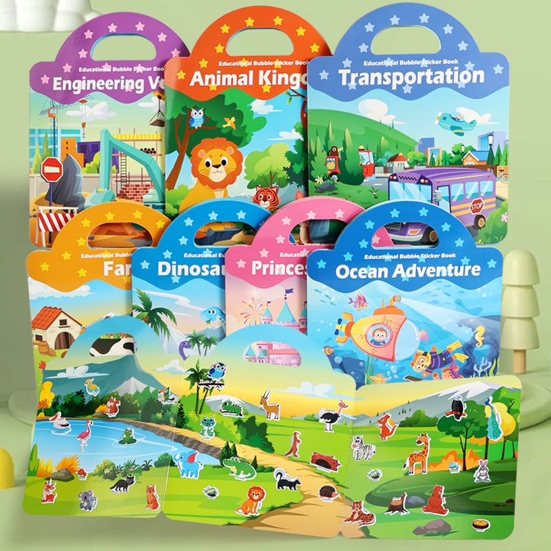 Early Education Cartoon Puzzle Paper Toy