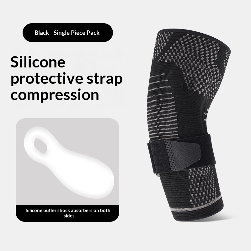 3D-woven Silicone Compression Sports Elbow Brace
