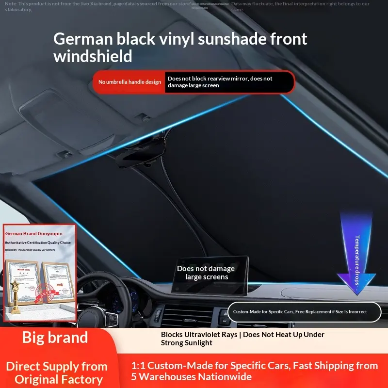 Car Sunshade For Front Windshield Sun-blocking