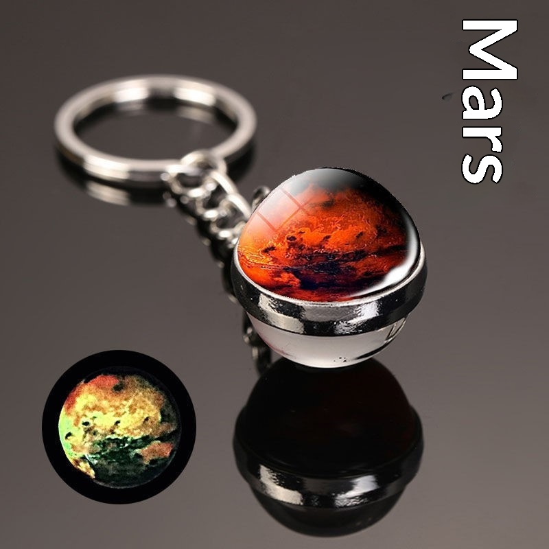 Cosmic Starry Sky Crystal Ball Keychain 4