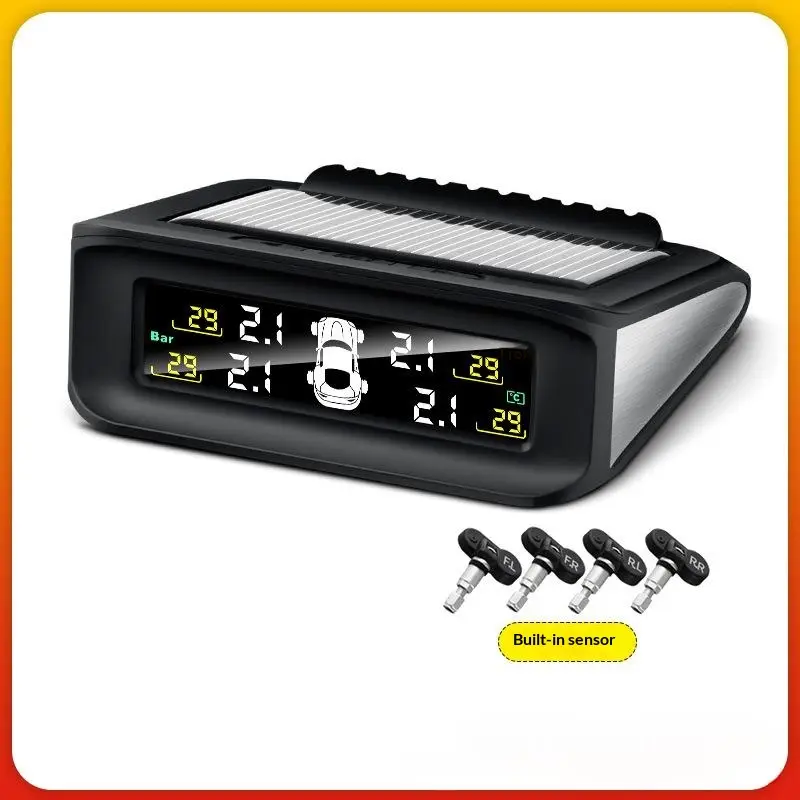 Wireless Solar-Powered Tire Pressure Monitor