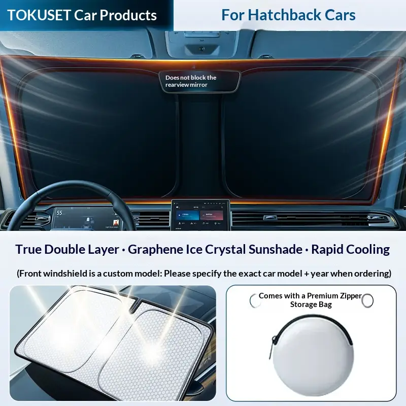 Car Sunshade Heat-insulating Front Windshield Cover
