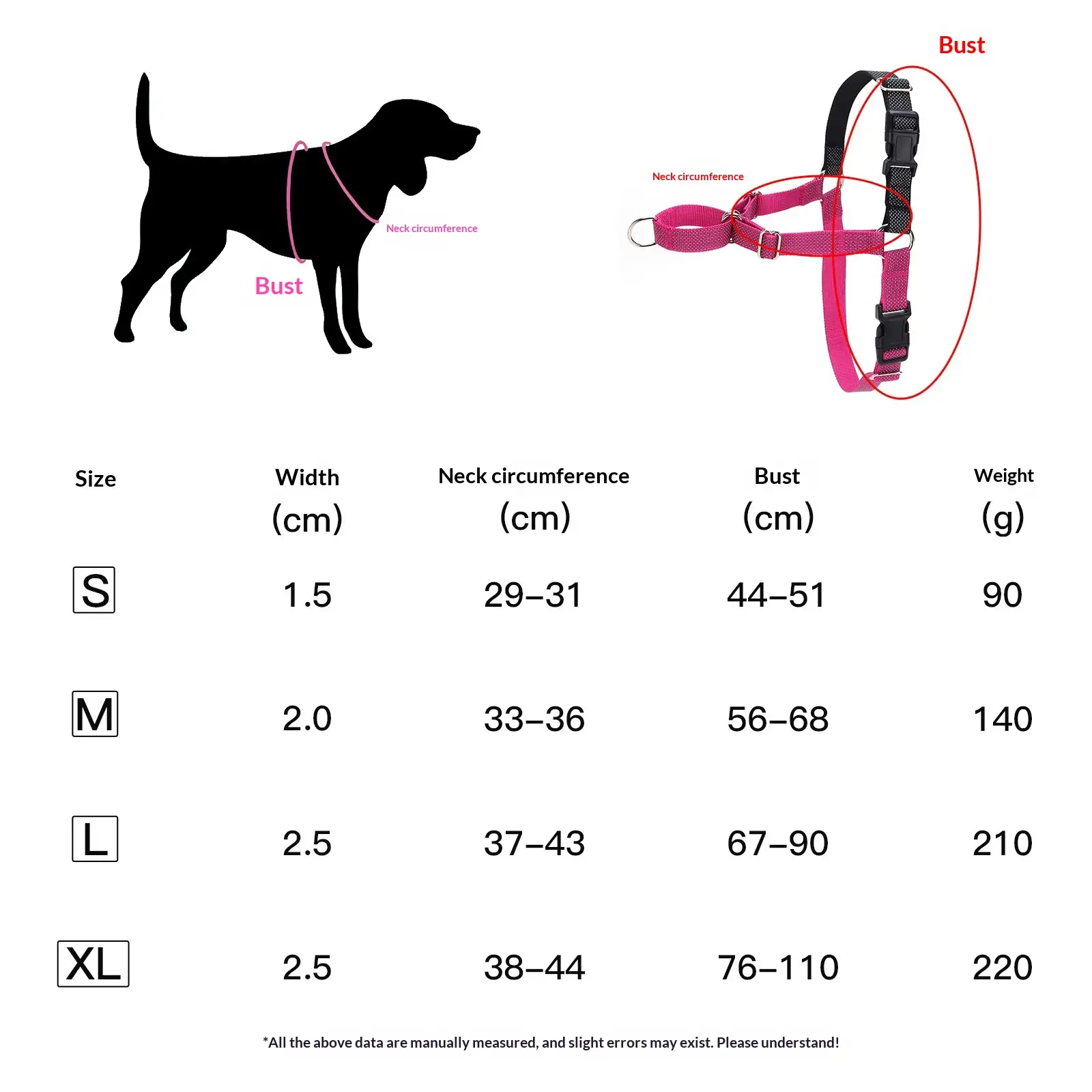 Dog Reflective Training Pet Harness