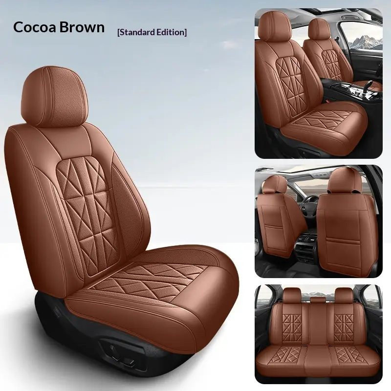 All-Season Leather Car Seat Cushion