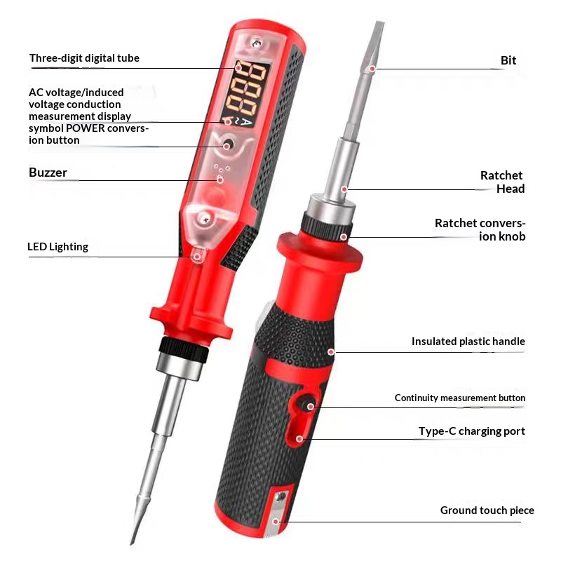 Upgraded Smart Voice-Activated Digital Display Voltage Tester