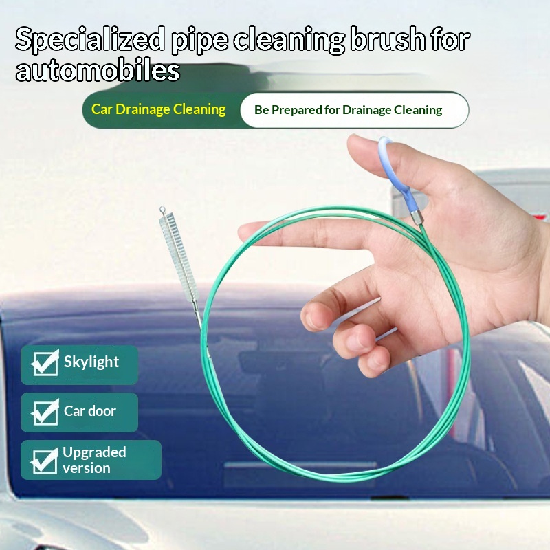 Sunroof Drain Unclogger Car Wash Brush
