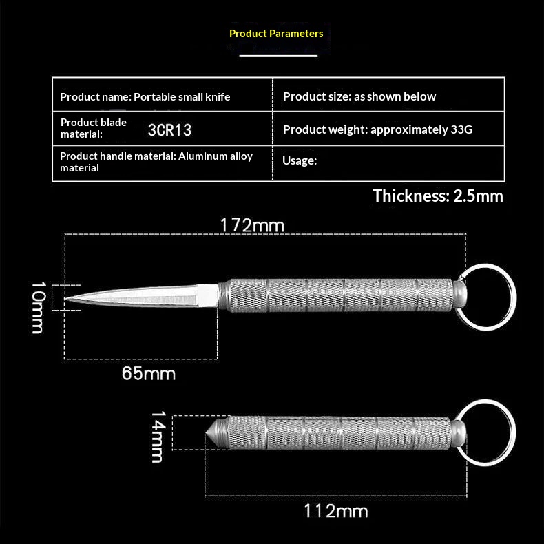 Outdoor Multi-functional Detachable Cartridge Knife Portable 3
