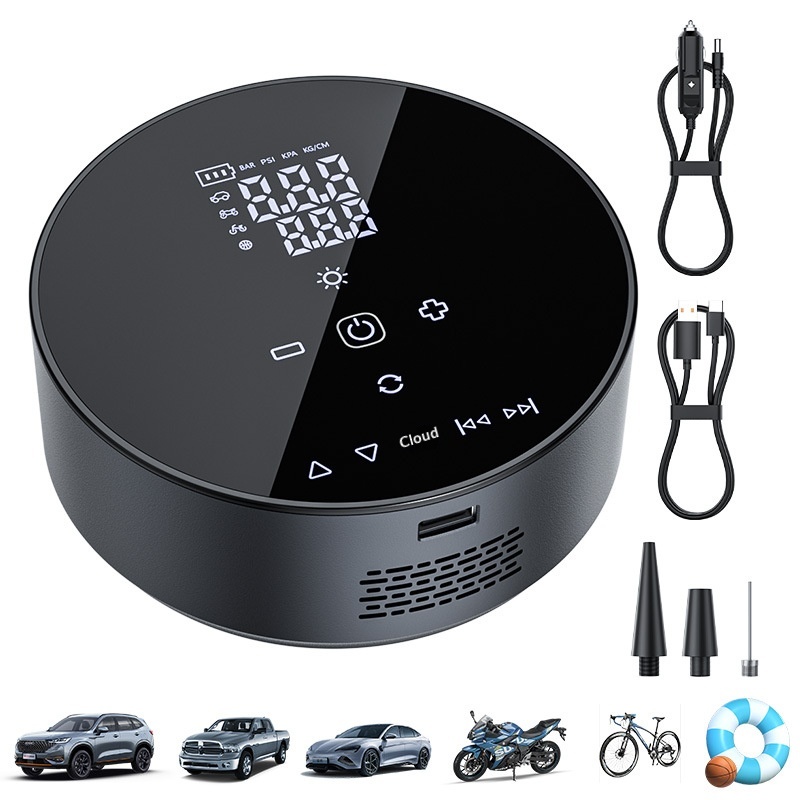 Portable Digital-display Air Pump, Wireless Electric Inflator 2