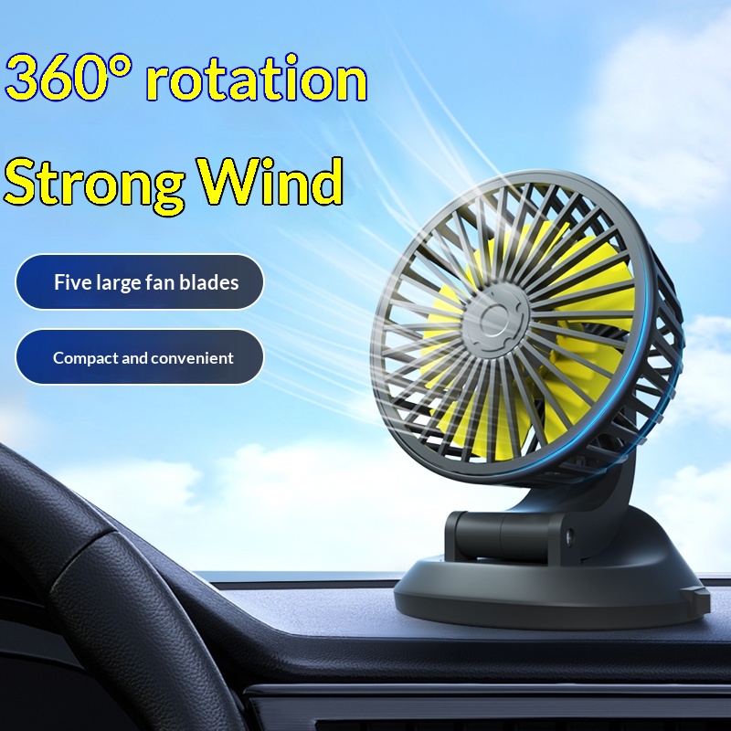 Car-mounted Mini Fan With USB Port