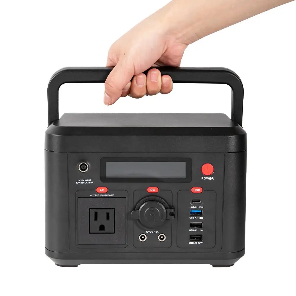 Outdoor Emergency Backup Solar Generator For Energy Storage