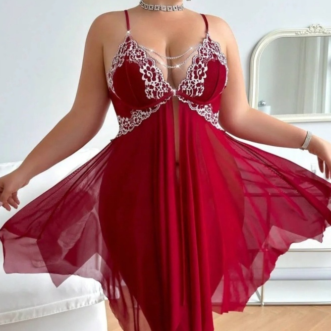 Strapless Lace Lightweight Nightgown