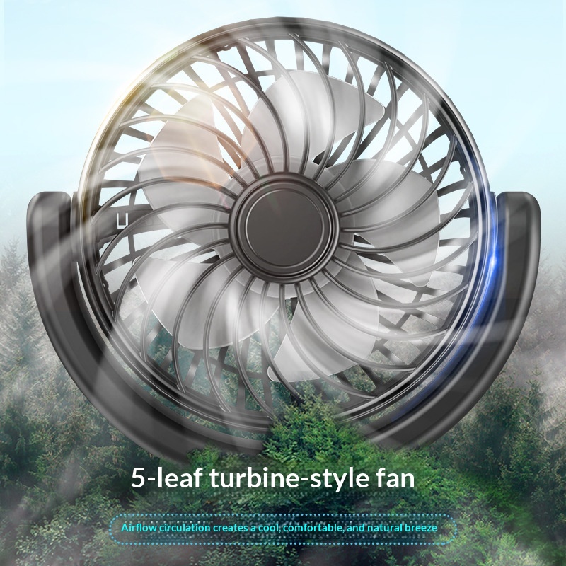Car-mounted Dual-head Fan For Vehicles