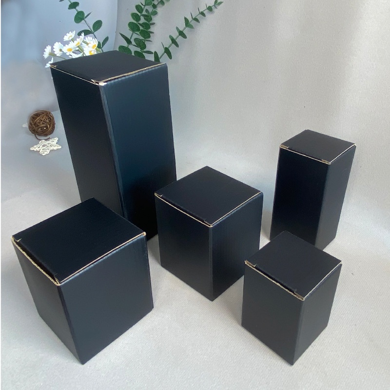 Black Corrugated Cup Packaging Box