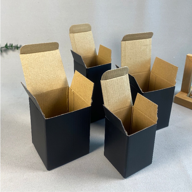 Black Corrugated Cup Packaging Box 3
