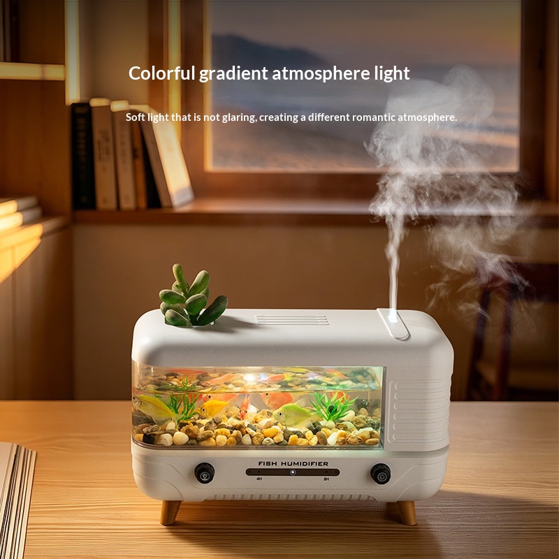 Light-Delicate Mist-Generating Aroma Humidifier