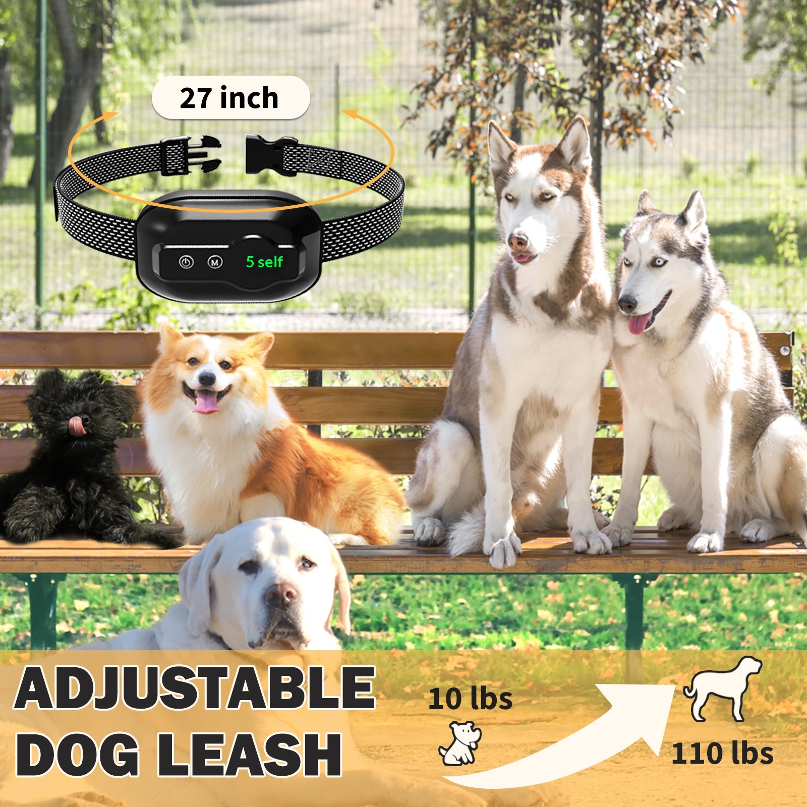 Smart Pet Bark Stopper Waterproof Dog Training Device