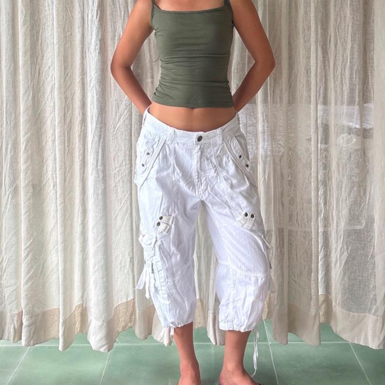Washed Vintage Loose-fit Workwear Straight-leg Pants product image