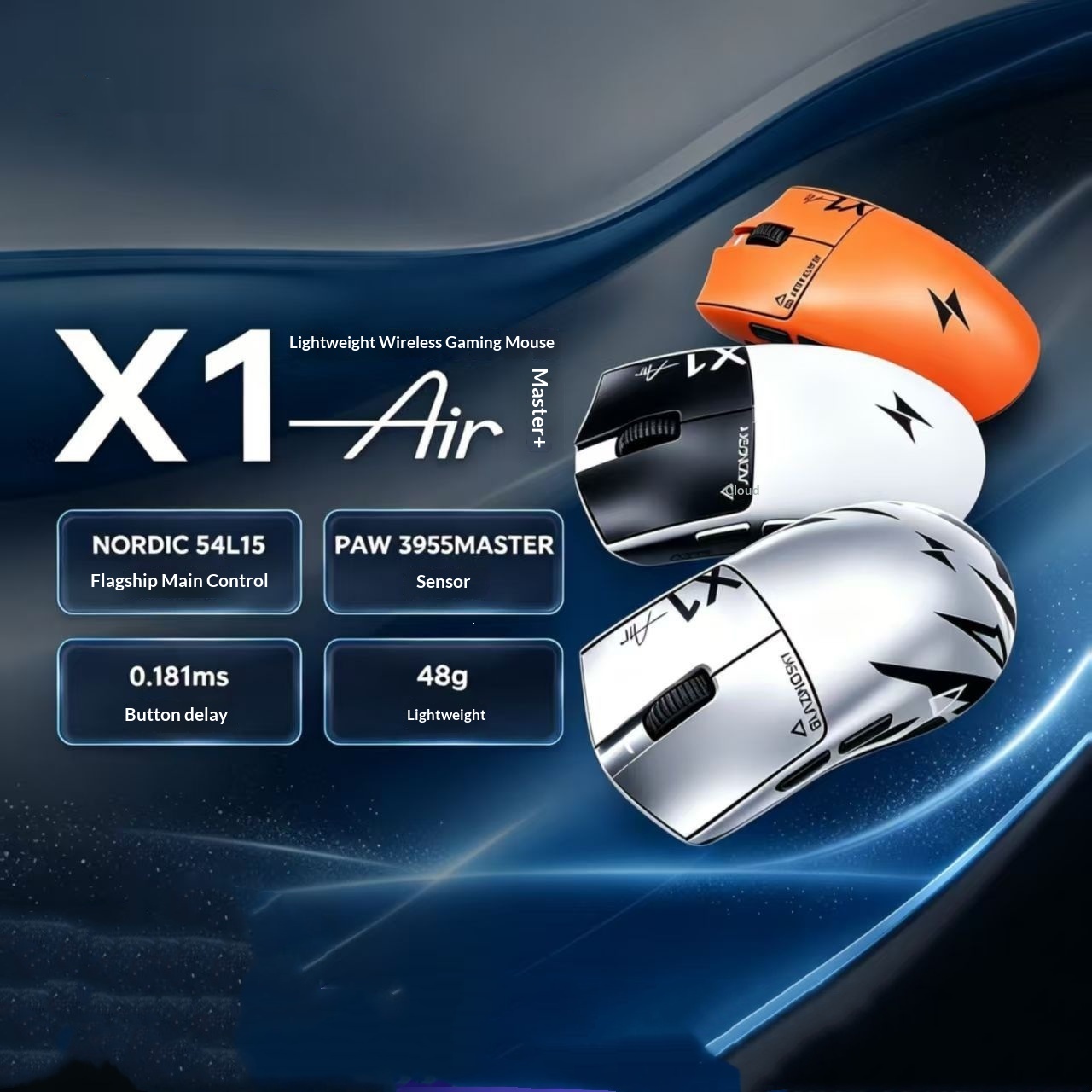 ATK X1 AIR Master Edition Wireless Lightweight Mouse product image