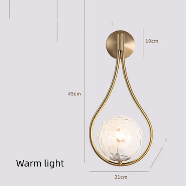 Nordic Wall Lamp Creative Living Room Metal