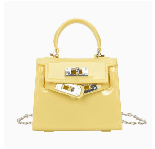Fashion Ladies Simple PVC Jelly Bag