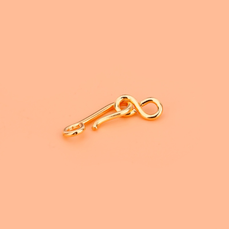 Silver Bent-End Clasp Set, picture 2 of 5