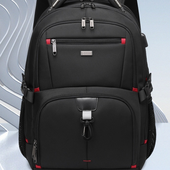 Large-capacity Backpack Business Laptop Bag With Load-reducing Air-cushioned Straps