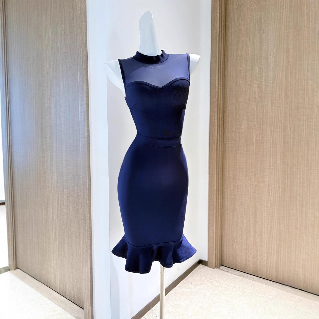 High-end European And American Fashion Bodycon Mermaid Dress Chic product image
