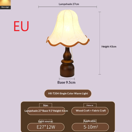 Wood Table Lamp, picture 4 of 8
