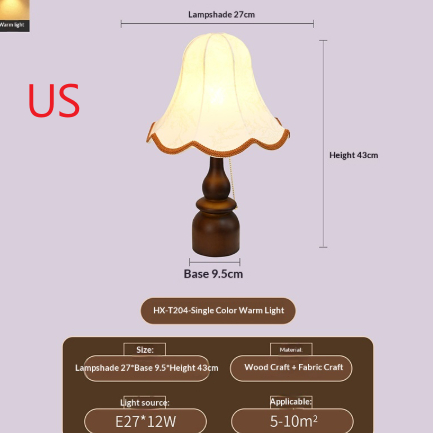 Wood Table Lamp, picture 5 of 8