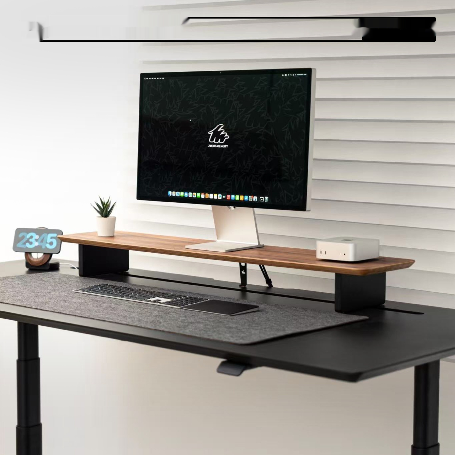 Multi-layer Solid Wood Computer Monitor Riser product image