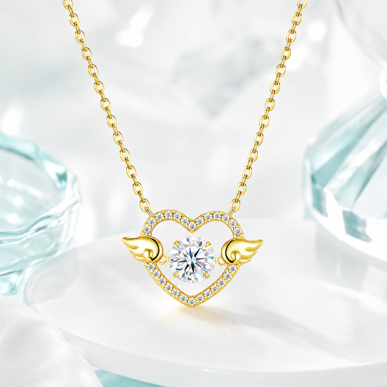 Lucky Clover Necklace With An Elegant Aura