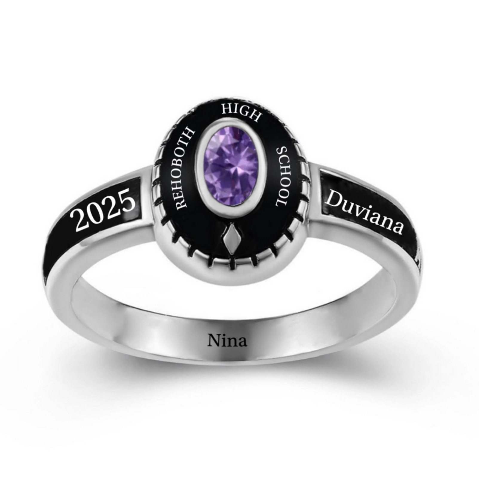DIY Laser Engraved Birthstone Ring