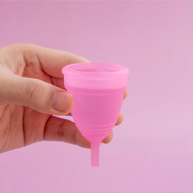 Folding Menstrual Cup Womens Period Cup Silicone Period Cup 4