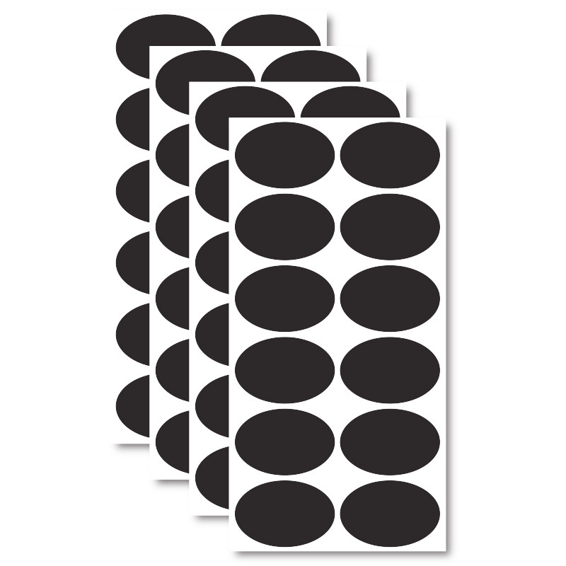 Black Sticker Bottle Label