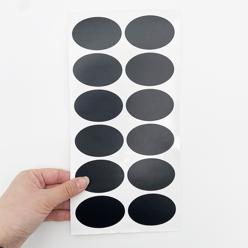 Black Sticker Bottle Label 4