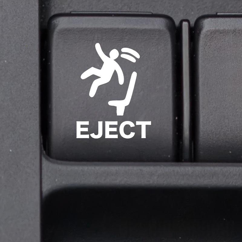PopUp Button Car Sticker