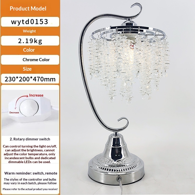 Crystal Table Lamp, picture 3 of 12