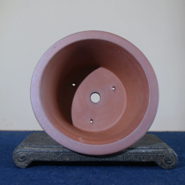 Yixing Round Purple Clay Flower Pot 4