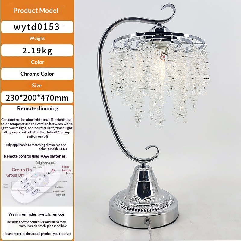 Crystal Table Lamp, picture 4 of 12