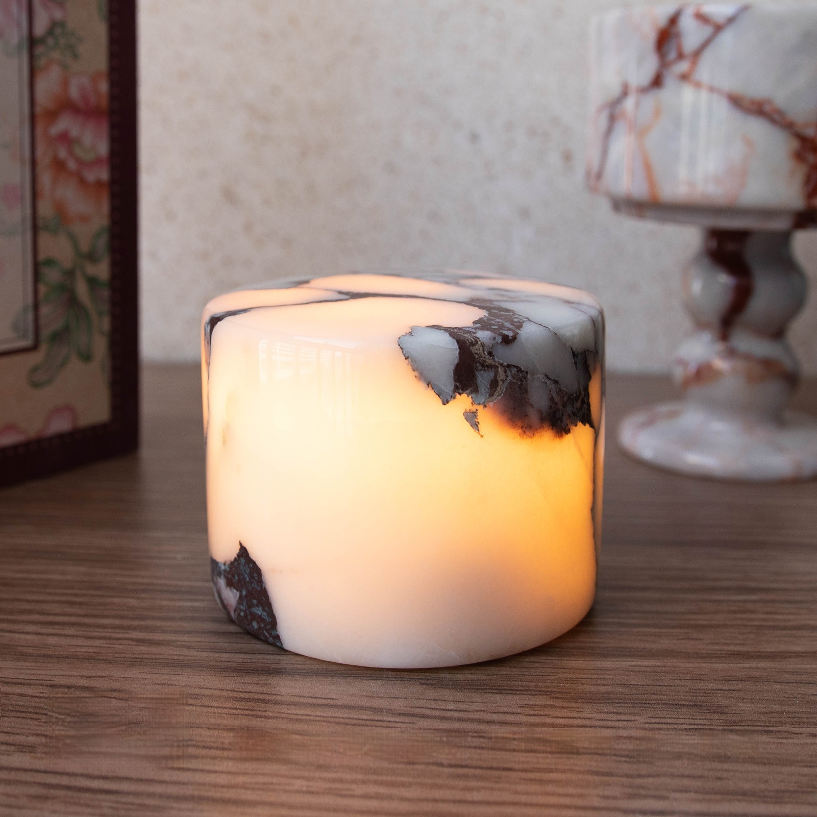 Marble Pattern Bedside Night Light, picture 2 of 5