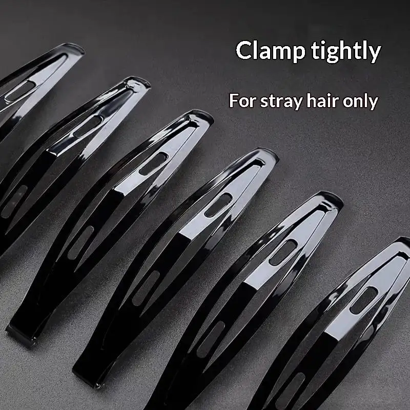 Black Hair Clip For Tidying Side-swept Bangs