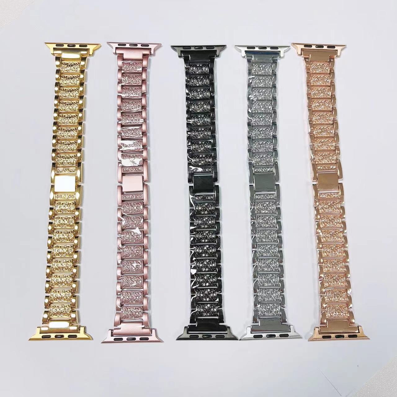 Fulldiamond Strap For IWatchStarrysky Metal With Diamonds Set In It