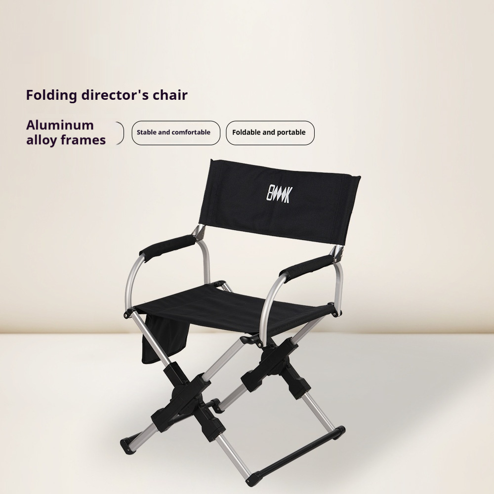 Outdoor Camping Folding Aluminum Alloy Magician Directors Chair