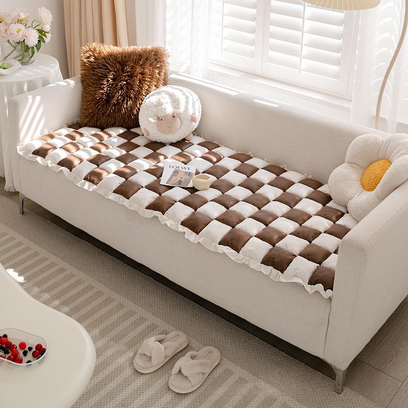 Neil Patchwork Thickened Non-Slip Living Room Sofa Cushion