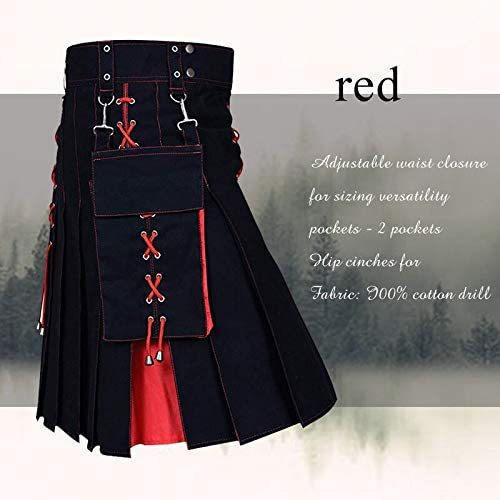 Multicolor Medieval Pleated Skirt With Seam Detailing