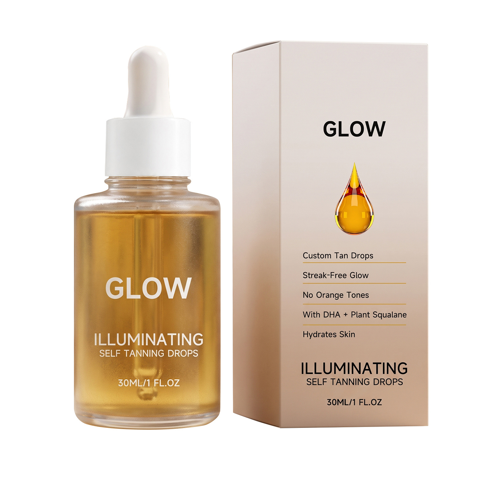 Facial Body Tanning Drops