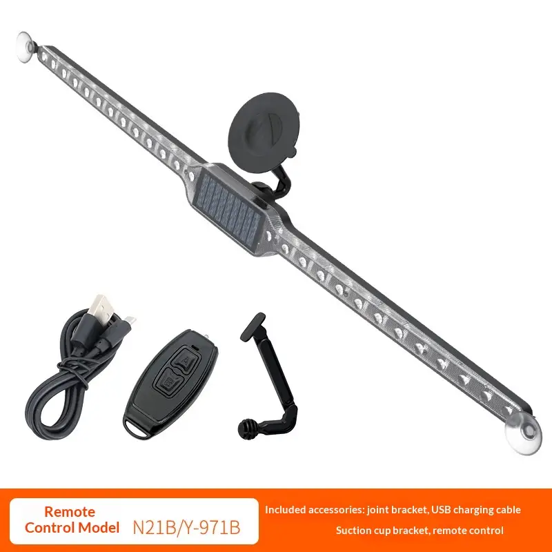 Car Solar Warning Anti-collision Strobe Light