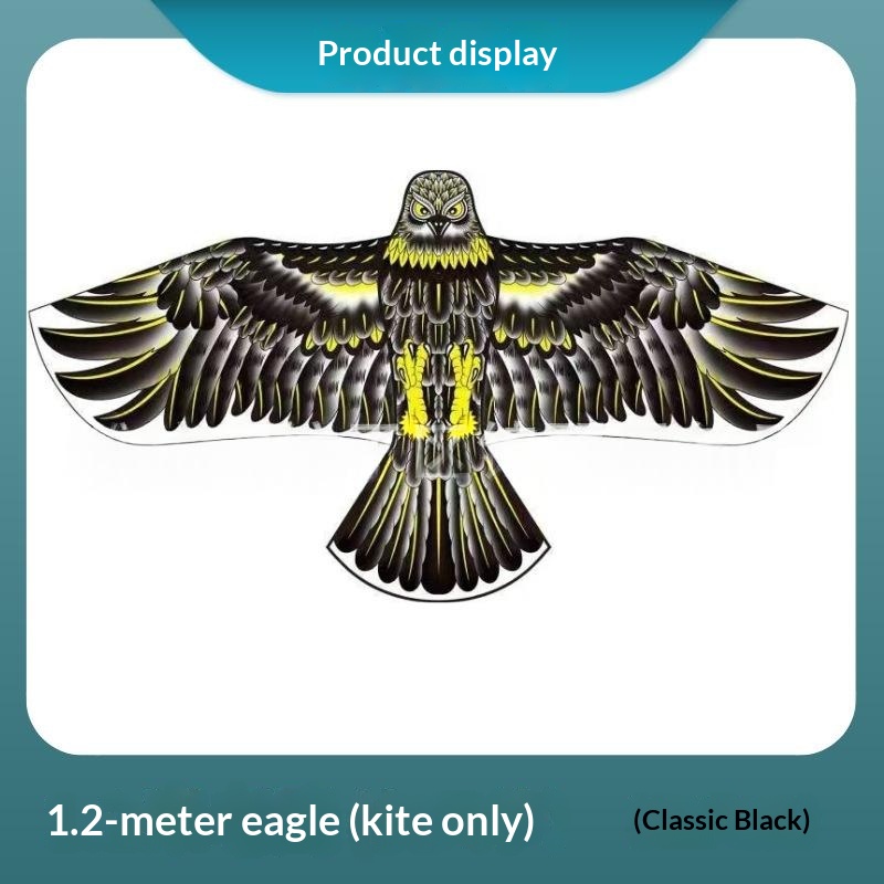 Eagle Kite Bird-scaring Kite (Black-Kite Only-1.2M)