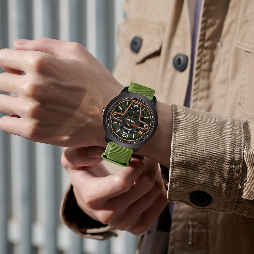 Creative Steering Wheel 3D Hollow-Out Electronic Watch 3