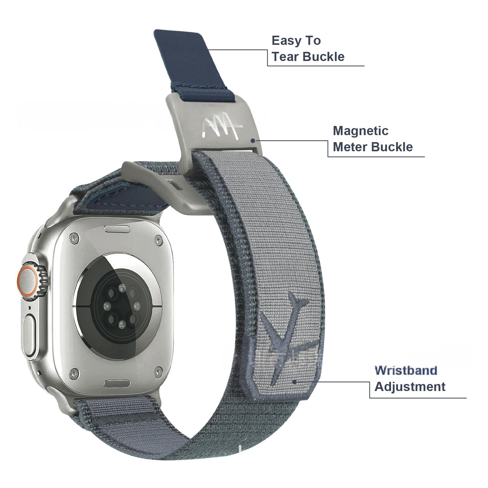 Fashionable Magnetic Nylon Watch Strap